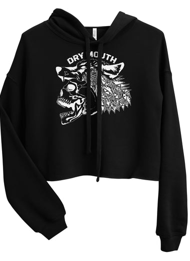 Lone Wolf Blackout Crop Hoodie