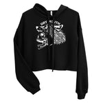 Lone Wolf Blackout Crop Hoodie